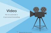 Video Marketing - Per le aziende e il personal branding
