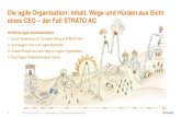 Die agile Organisation: Inhalt, Wege und Hürden aus Sicht eines CEO – der Fall STRATO AG