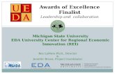 UEDA 2015 Awards of Excellence - Leadership & Collaboration - MSU EDA University Center for Regional Economic Innovation (REI University Center)