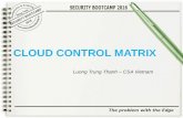 Lương Trung Thành - Cloud Control Matrix