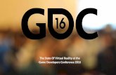 Game On! The New Reality of Virtual Reality at the GDC16