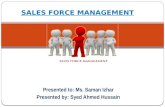 Sales Force Management Presentation 1