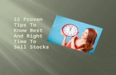 15 Proven Tips To Know Best And Right Time To Sell Stocks | GetUpWise
