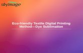 Eco friendly textile digital printing method---dye sublimation