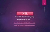 Extensible Stylesheet language XSL basics