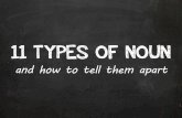 11 types of noun and how to tell them apart
