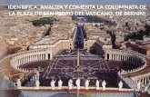 Comentario columnata San Pedro Vaticano de Bernini