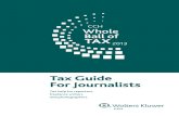 Tax help for reporters, freelance writers and photographers