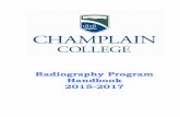 Radiography Program Handbook 2015-2017