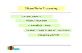 Silicon Wafer Processing - ULisboa