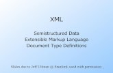 Semistructured Data Extensible Markup Language Document Type ...