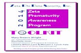 4 Zeta 1 Prematurity 0 Awareness 2 Program