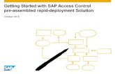 Getting started with the SAP AC rapid-deployment solution V3.101