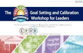 The Goal Setting and Calibration Workshop for Leaders