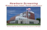Newborn Screening by the Missouri State Public Health Laboratory