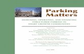 Parking Matters: Designing, Operating, and Financing Structured ...