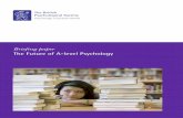 The Future of A-level Psychology