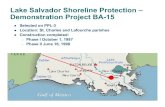 Lake Salvador Shoreline Protection – Demonstration Project BA-15