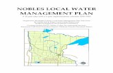 NOBLES LOCAL WATER MANAGEMENT PLAN