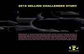 2016 SELLING CHALLENGES STUDY