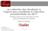 les attentes des étudiants pour la présidentielle 2017