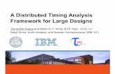 A Distributed Timing Analysis Framework for Large Designs