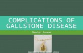 Complications of gall stone disease