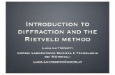 Introduction to diffraction and the Rietveld method