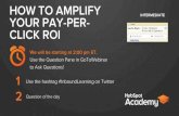 HOW TO AMPLIFY YOUR PAY-PER- CLICK ROI 1 2