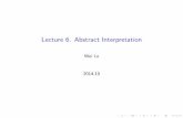Lecture 6. Abstract Interpretation