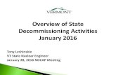 State January 2016 Decommissioning Highlights Presentation to ...