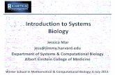 Introduction to Systems Introduction to Systems Biology