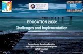 EDUCATION 2030: Challenges and Implementation