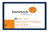 Open and Interactive Widgets for STEM - IDPF