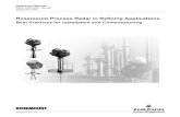Manual: Rosemount Process Radar in Refining Applications