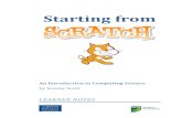 Starting from SCRATCH : For the learner