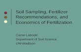 Soil Sampling, Fertilizer Recommendations, and Economics of