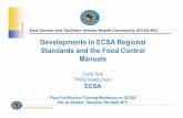 Developments in ECSA Regional Standards and the Food Control ...