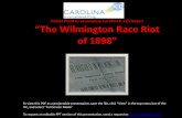 “The Wilmington Race Riot of 1898”
