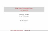 Markets in Agriculture Lecture 25