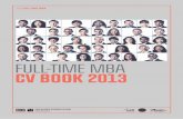 FULL-TIME MBA CV BOOK 2013