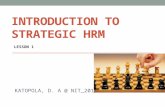 Lesson 1 introduction to shrm