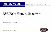 Final Report - IG-17-003 - NASA's Earth Science Mission Portfolio