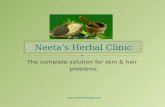 Neeta’s herbal clinic- haircare treatment