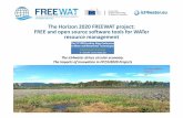 The Horizon 2020 FREEWAT project: FREE and open source ...