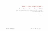 Certificate Guidelines R1.9 for Single Combined Acano Server ...