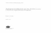 Transport Coefficients for the NASA Lewis Chemical Equilibrium ...