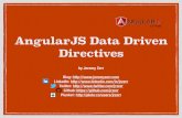 AngularJS Data Driven Directives Presentation Slides