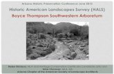 Historic American Landscapes Survey (HALS) Boyce Thompson ...