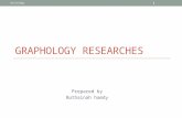 Graphology research
